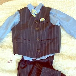 Boys pinstripe suit